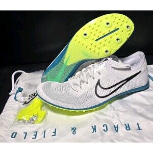 New Men's Size 9 Nike Zoom Mamba 6 "White Bright Spruce" DR2733-102 Track Cleats